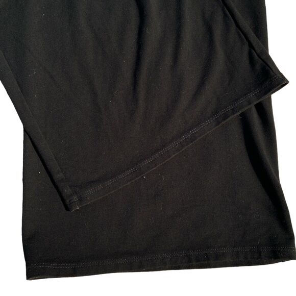 J Jill Pants Womens Size M TALL Black Wearever Collection Fit Full Wide Leg Knit - Picture 6 of 6